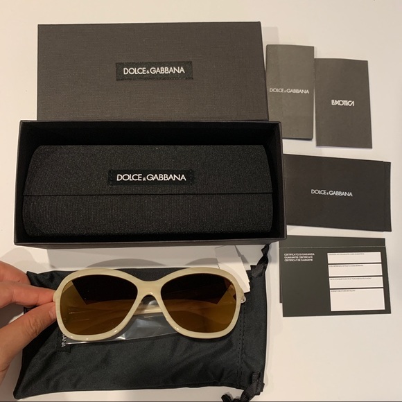 Dolce & Gabbana – 59mm Butterfly Sunglasses BEIGE main image 4